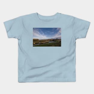 November at Seaton Sluice Harbour Kids T-Shirt